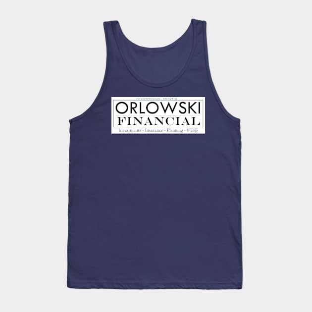 Orlowski Financial Tank Top by SoWhat